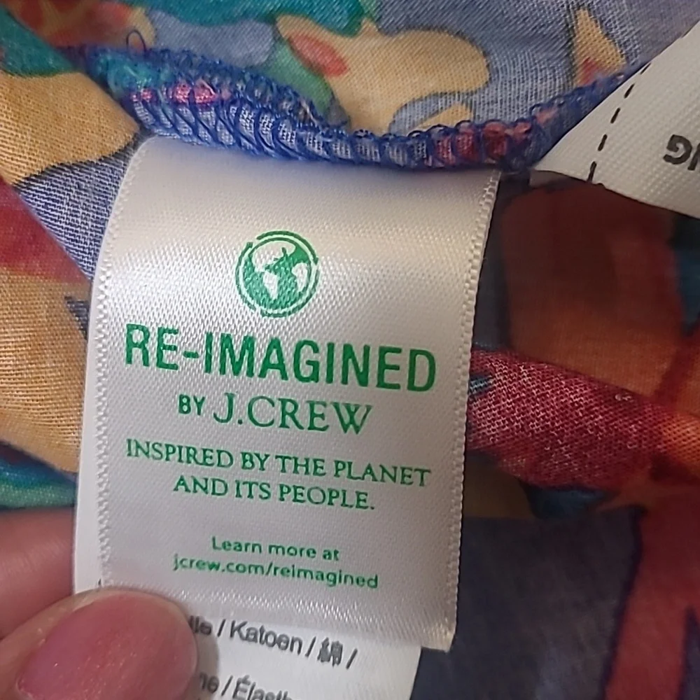 J. Crew Blue Floral‎ Camisole for women NEW.